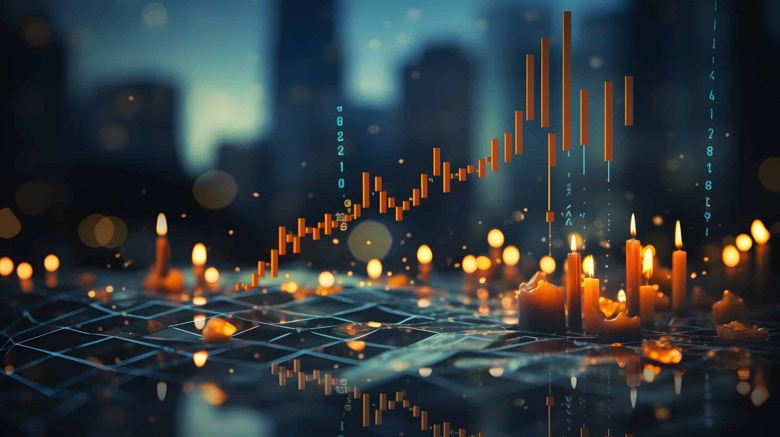 Digital financial chart indicators